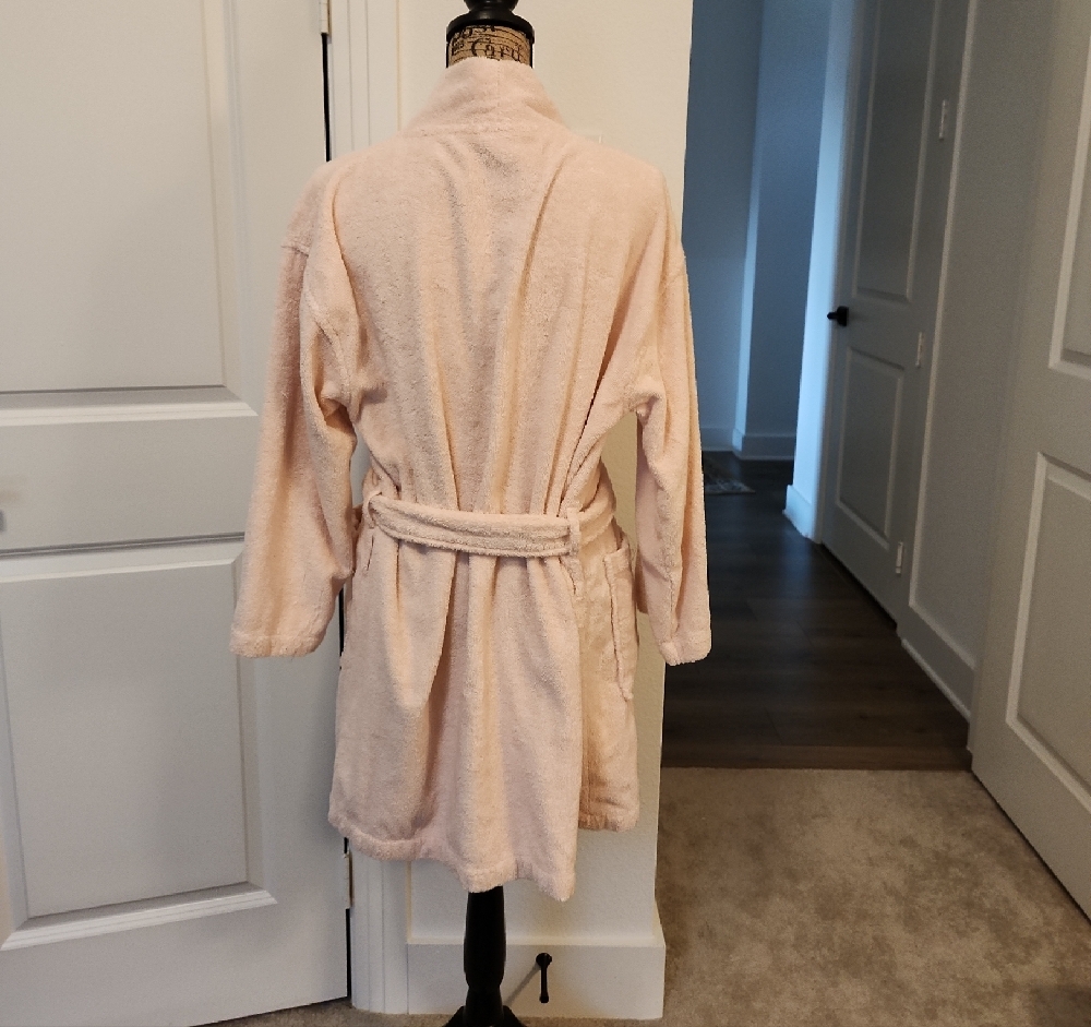 Martha Stewart Soft Cream Robe - Picture 4 of 5